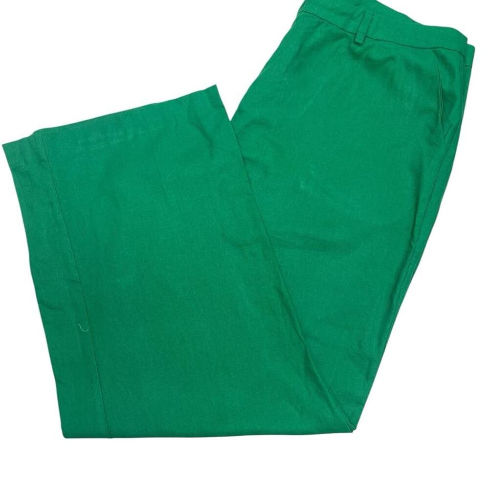 Ashley stewart green linen